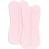 imageComfy Cubs Swaddle Blanket Baby Girl Boy Easy Zipper Wrap 2 Pack Newborn Infant Sleep Sack Small 03 Months BluePink