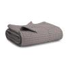 imageComfy Cubs Waffle Blanket Twin 90quot x 66quot  100 Cotton Lightweight Breathable Bed Blanket  Soft Textured Thermal Weave for All Seasons  Decorative Cozy Layer for Couch Sofa or Bed  BlushCharcoal