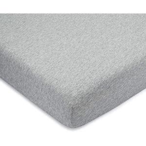 imageComfy Cubs Fitted Crib Sheet  100 Cotton Baby Crib Mattress Sheet for Boys and Girls  Fully Elasticized Hem for Snug Fit Over Standard Crib and Toddler Mattresses Pack of 2Grey