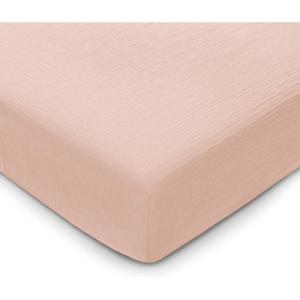 imageComfy Cubs Muslin Bassinet Sheet  100 Soft Cotton Fabric Breathable ampamp Gentle for Babys Sensitive Skin  Universal Fit with Secure Elastic Edging GiftReady Packaging  BlushBlush