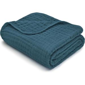 imageComfy Cubs Muslin Blanket for Adults Queen 90quot x 90quot  6 Layer Soft Breathable ampamp Lightweight Muslin Adult Blanket  Machine Washable ampamp Designed in The US Bedding for All Seasons  SandNeptune